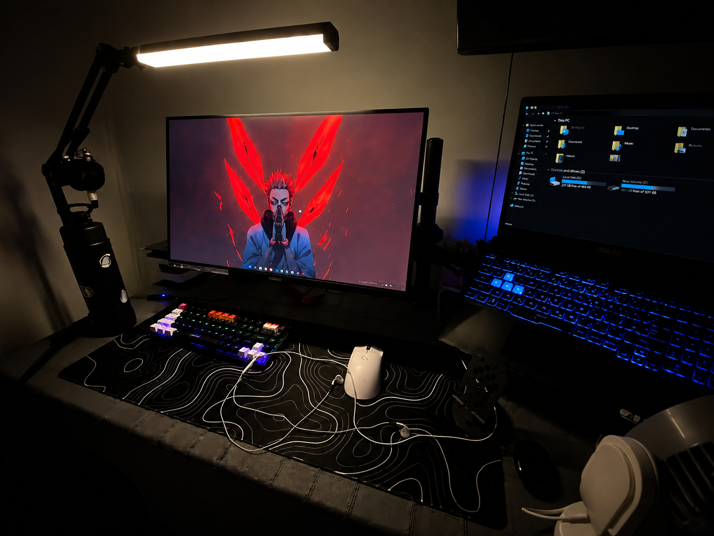 Weljan's video editing workstation